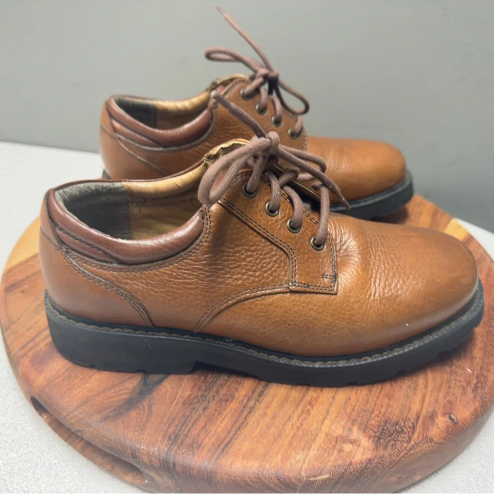Dockers Brown Leather Oxford Shoes‎ new without box